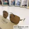 FRED flanged square unisex sunglasses