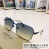 FRED flanged square unisex sunglasses