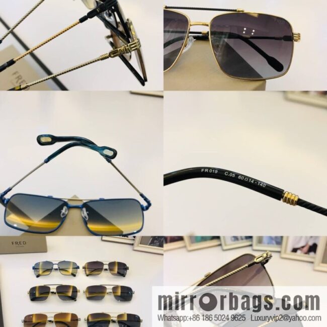 FRED flanged square unisex sunglasses