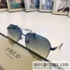 FRED flanged elliptical frame unisex sunglasses