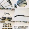 FRED flanged elliptical frame unisex sunglasses