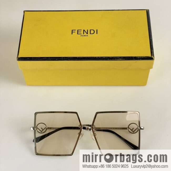 Fendi large square women\'s sunglasses
