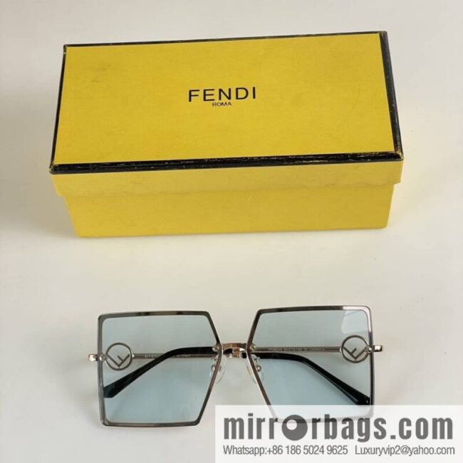 Fendi large square women\'s sunglasses