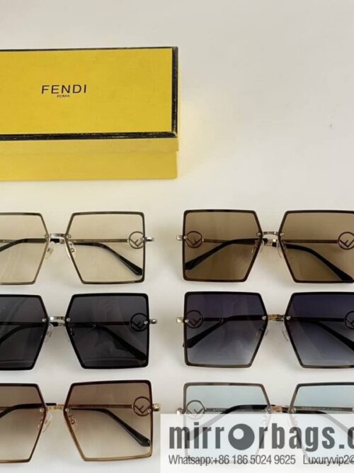 Fendi large square women\'s sunglasses