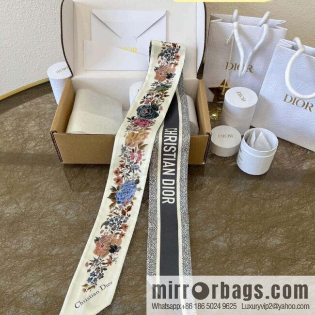 Dior Winter Garden Twilly Ribbon