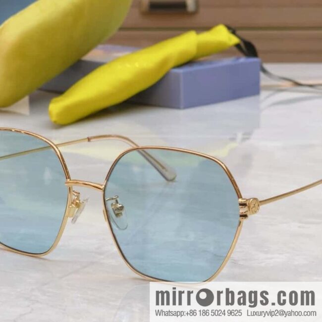 GUCCI Gucci\'s new retro gold silk simple sunglasses sunglasses