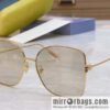 GUCCI Gucci\'s new retro gold silk simple sunglasses