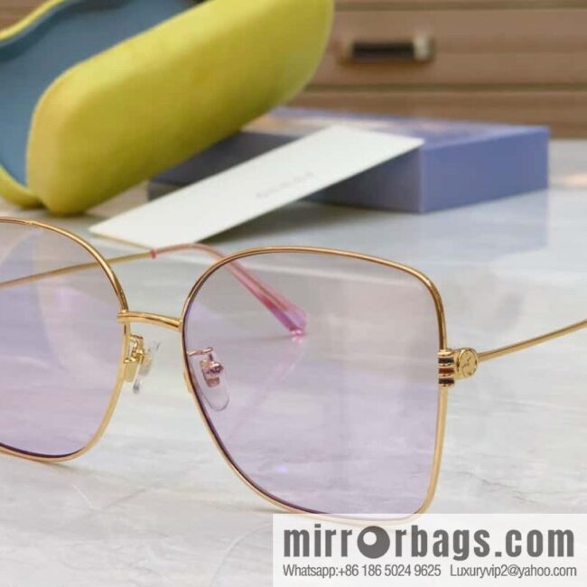 GUCCI Gucci\'s new retro gold silk simple sunglasses