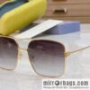 GUCCI Gucci\'s new retro gold silk simple sunglasses sunglasses