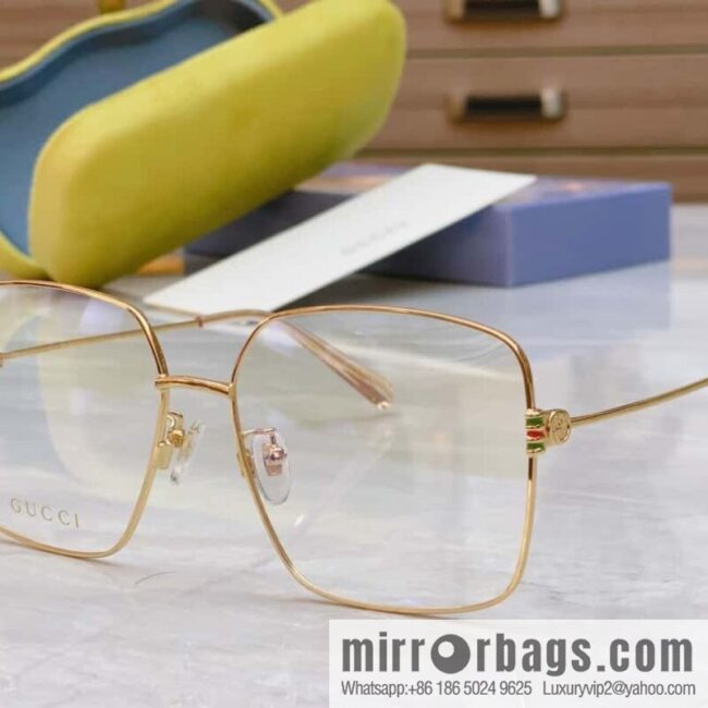 GUCCI Gucci\'s new retro gold silk simple sunglasses sunglasses