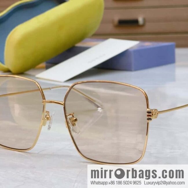GUCCI Gucci\'s new retro gold silk simple sunglasses sunglasses
