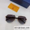 LV Louis Vuitton Men\'s Oval Frame Sunglasses Sunglasses