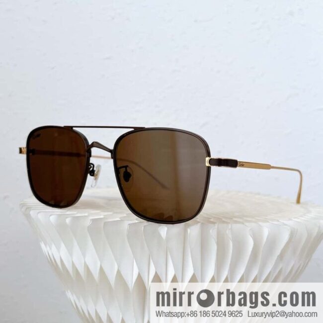 Cartier Metal Box Unisex Sunglasses