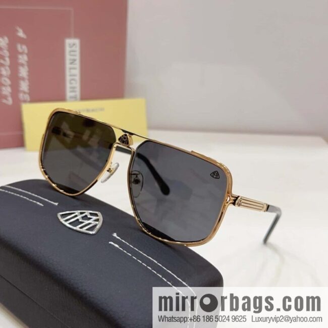 Maybach square men\'s sunglasses
