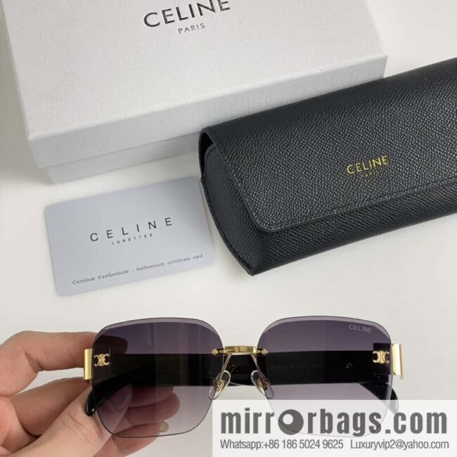 CELINE Arc de Triomphe rimless sunglasses