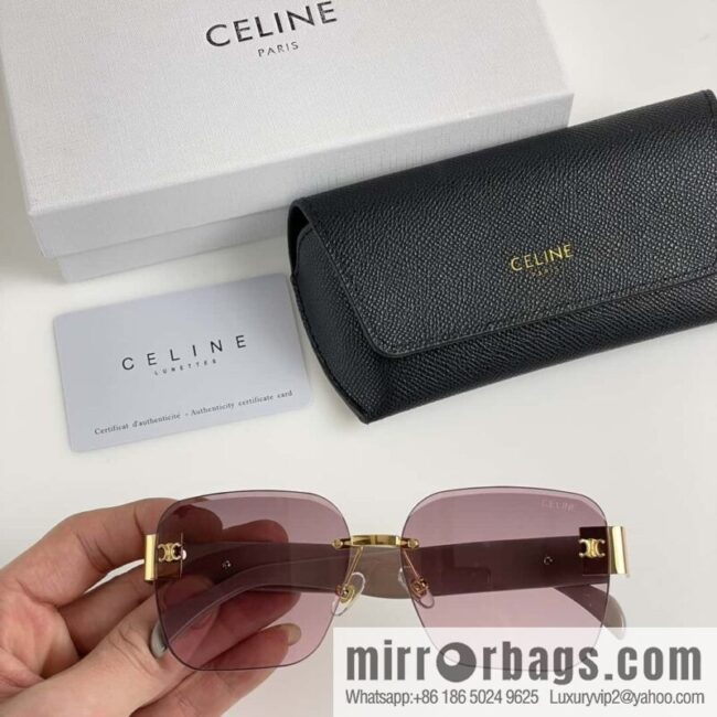 CELINE Arc de Triomphe rimless sunglasses