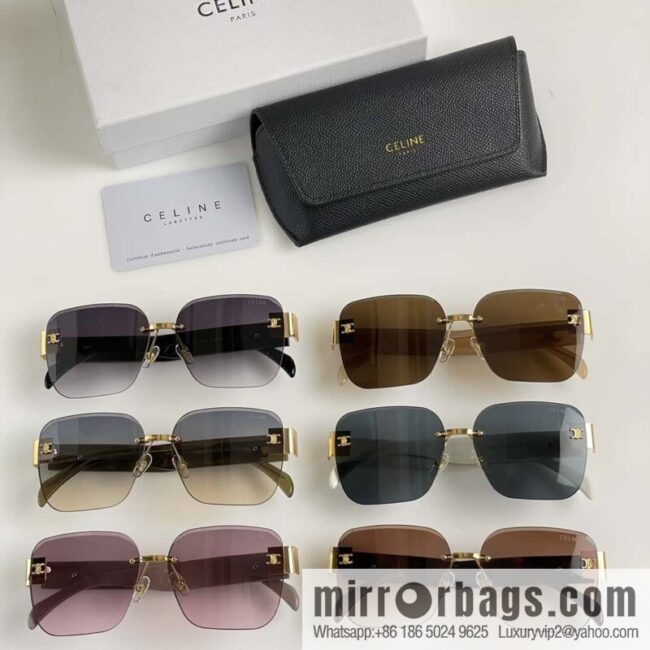 CELINE Arc de Triomphe rimless sunglasses