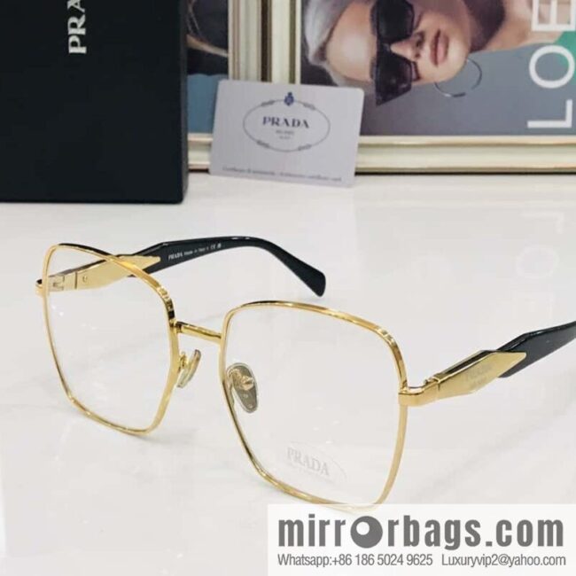 PRADA Metal Frame Unisex Sunglasses