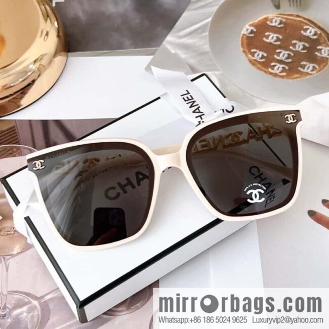 Chanel square double c embellished women\'s sunglasses