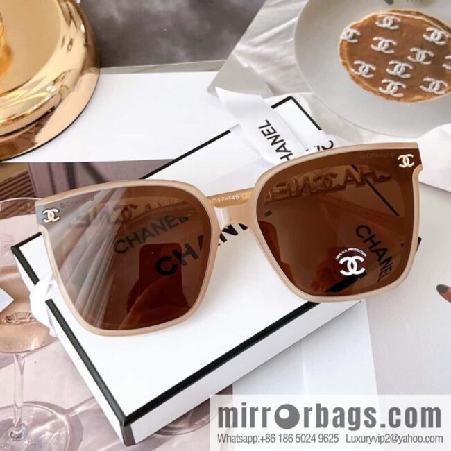 Chanel square double c embellished women\'s sunglasses