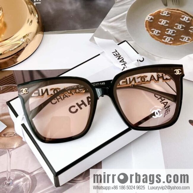 Chanel square double c embellished women\'s sunglasses