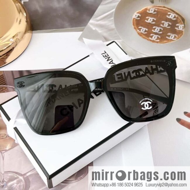 Chanel square double c embellished women\'s sunglasses