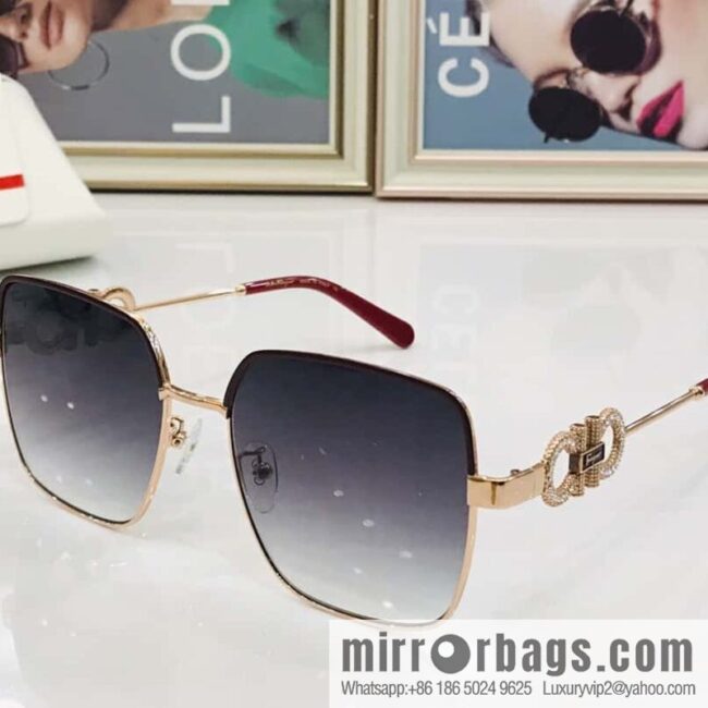 Ferragamo Square Unisex Sunglasses
