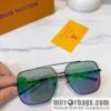 LV Louis Vuitton Metal Frame Unisex Sunglasses