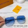 LV Louis Vuitton Metal Frame Unisex Sunglasses