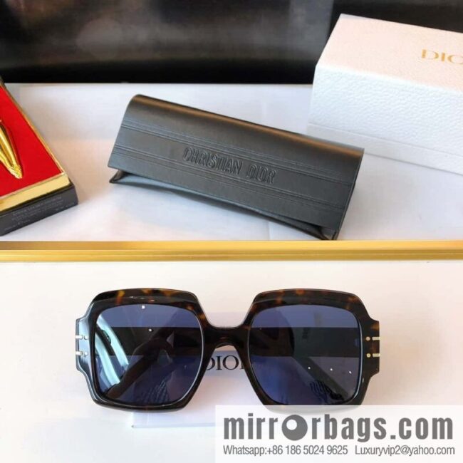 Dior large frame unisex sunglasses