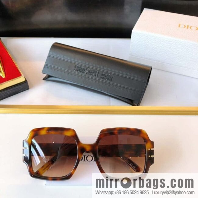 Dior large frame unisex sunglasses