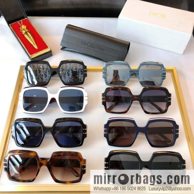 Dior large frame unisex sunglasses