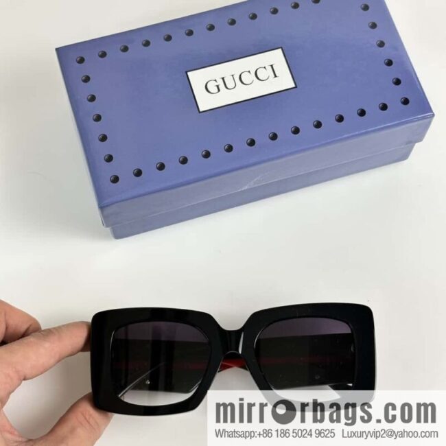 GUCCI Gucci Ancient Method Bamboo Double Glogo Ladies Sunglasses