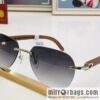 Cartier Wooden temple Unisex sunglasses
