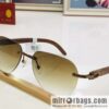 Cartier Wooden temple Unisex sunglasses
