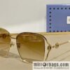 GUCCI Gucci horseshoe buckle temple plate sunglasses