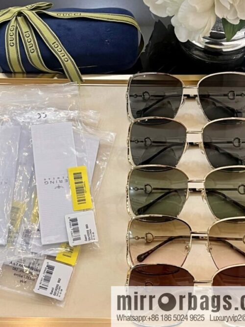 wsxc1684164523216_8-800x800azncxc3zj3m22974_20250625222747.jpg GUCCI Gucci horseshoe buckle temple plate sunglasses