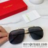 Cartier Cartier half-frame unisex sunglasses