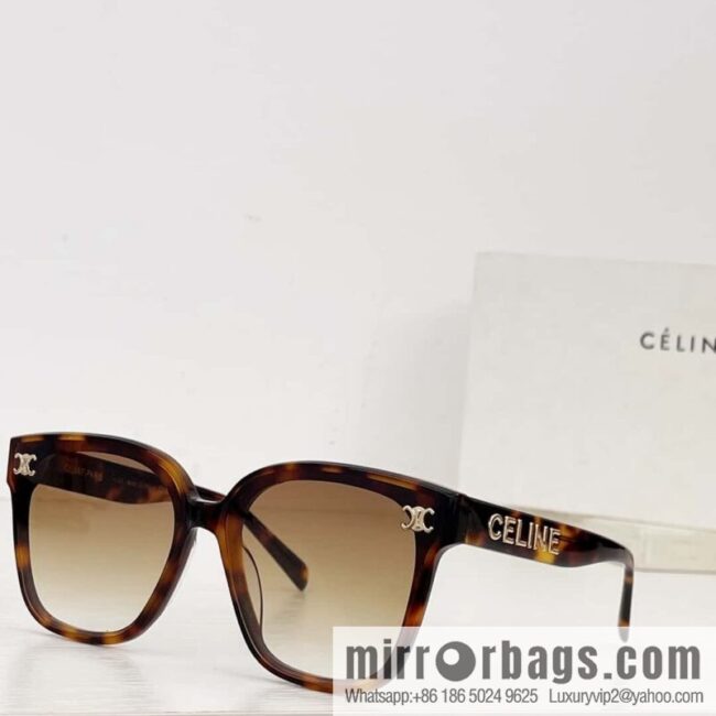 CELINE logo decoration women\'s sunglasses