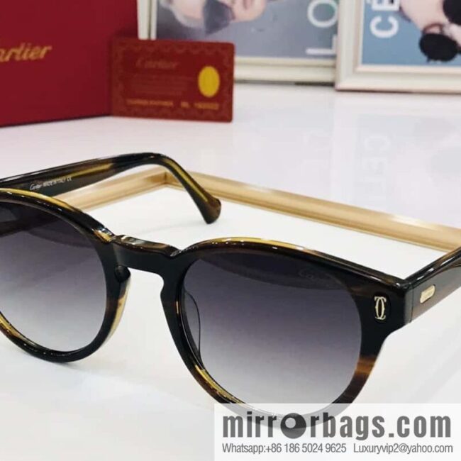 Cartier Cartier electroplated men\'s and women\'s same sunglasses