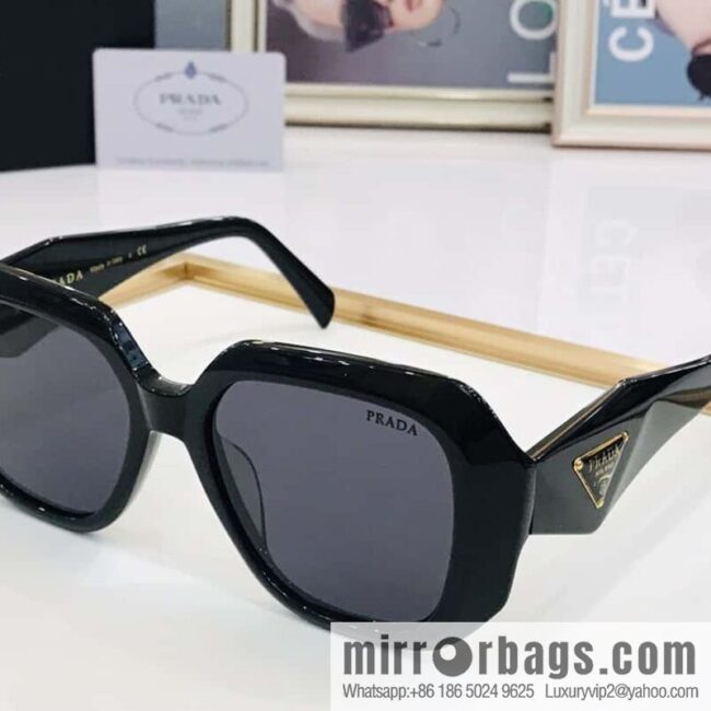 Prada large frame unisex sunglasses
