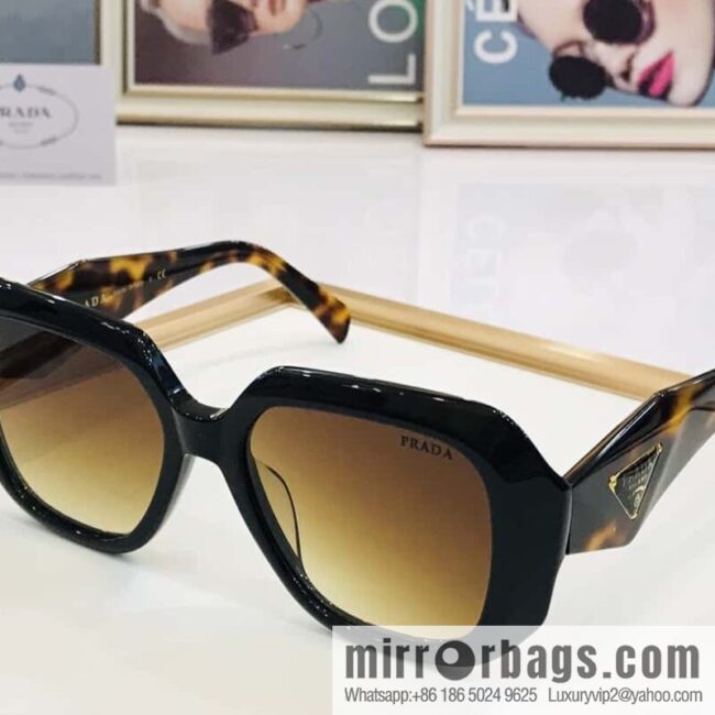 Prada large frame unisex sunglasses
