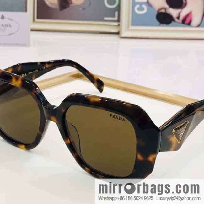 Prada large frame unisex sunglasses