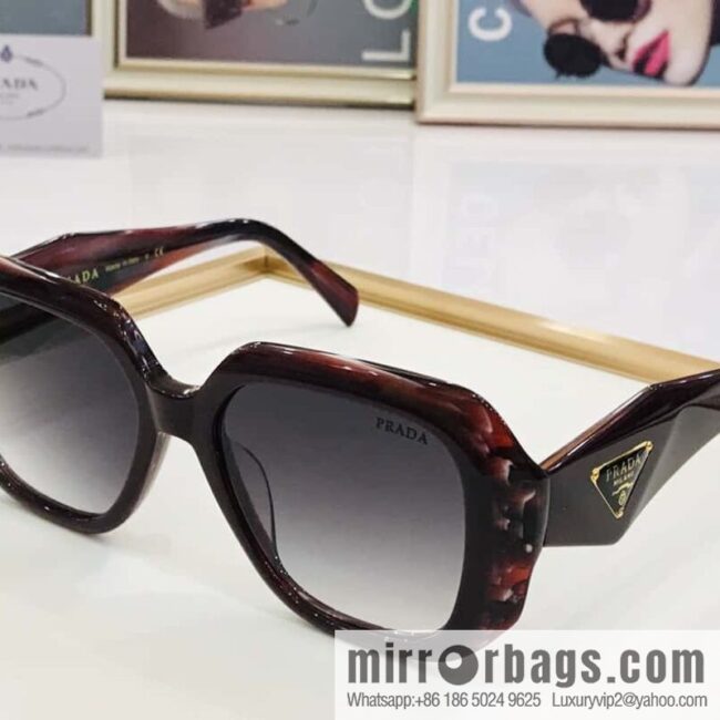 Prada large frame unisex sunglasses