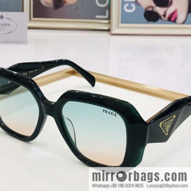 Prada large frame unisex sunglasses