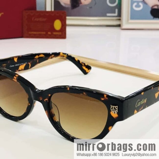 Cartier Cartier Electroplating Process Unisex Sunglasses