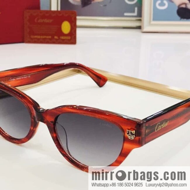 Cartier Cartier Electroplating Process Unisex Sunglasses
