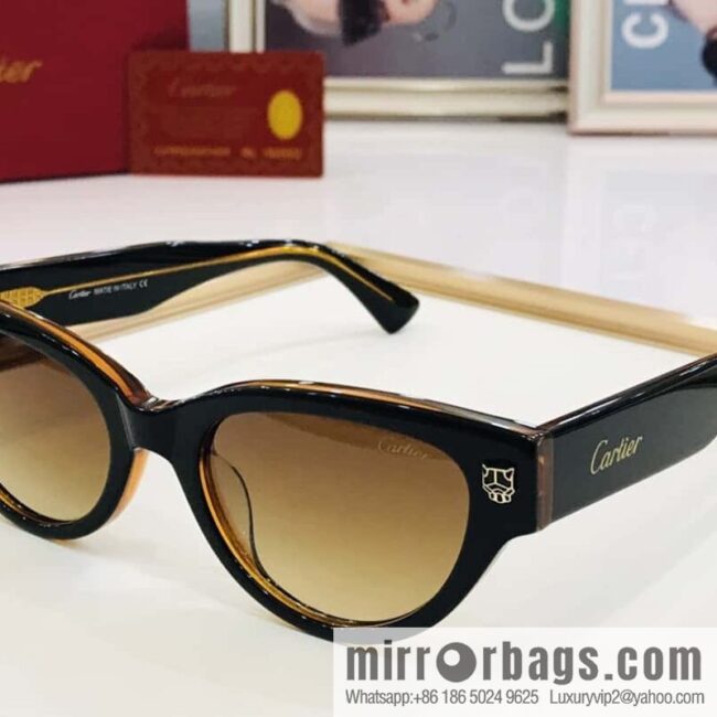 Cartier Cartier Electroplating Process Unisex Sunglasses