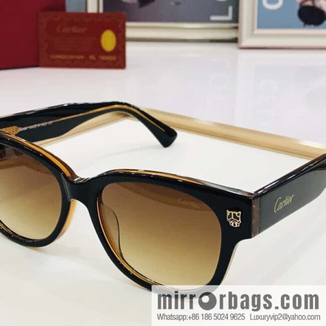 Cartier Cartier Electroplating Process Unisex Sunglasses