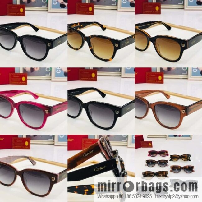 Cartier Cartier Electroplating Process Unisex Sunglasses